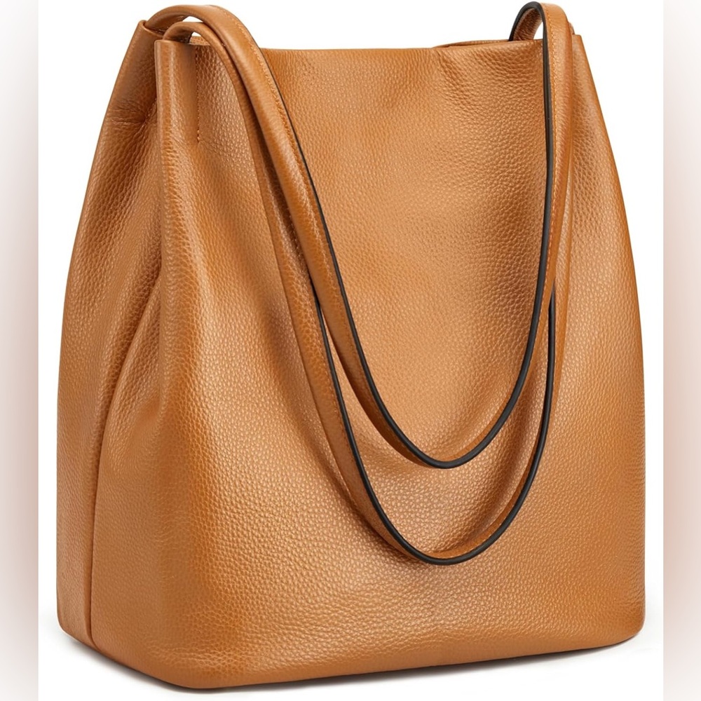 Kattee Women Soft Genuine Leather Totes Shoulder Bag